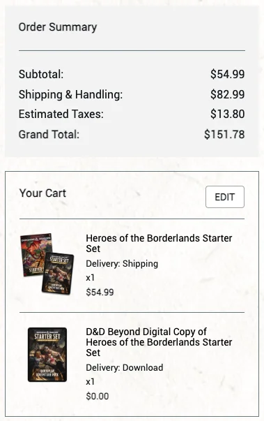 Order Summary